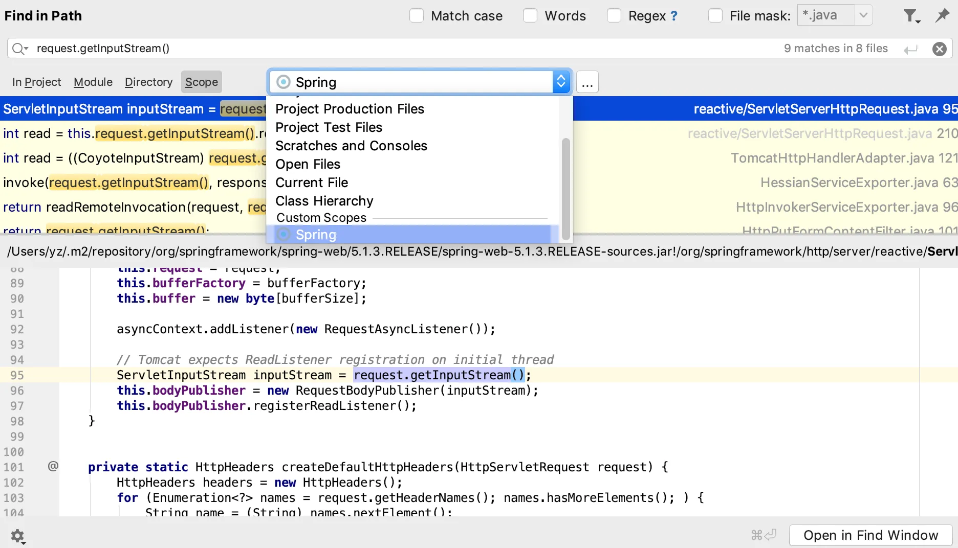 Java Web安全之Java代码审计-IntelliJ IDEA技巧