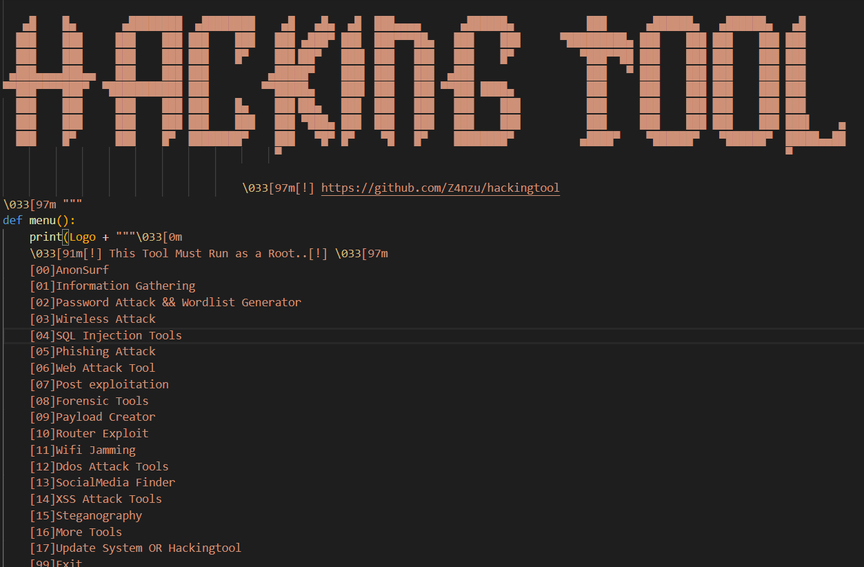 多合一黑客工具hackingtool - 🔰雨苁ℒ🔰