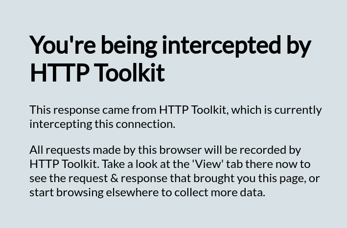 HTTP Toolkit拦截查看所有Android HTTP(S)流量