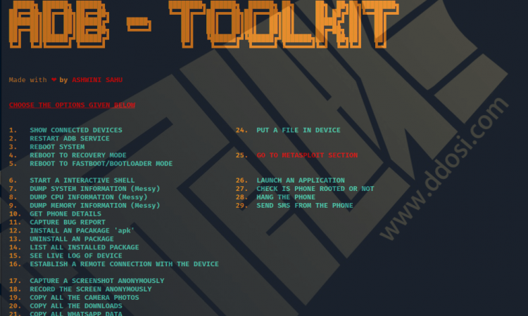 ADB-Toolkit 测试Android设备入侵Android手机的工具