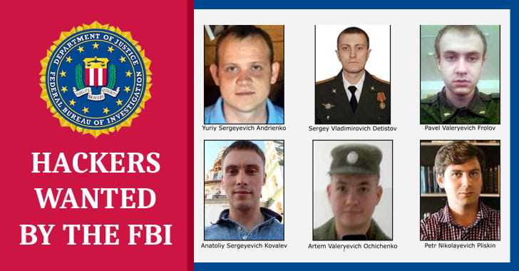 美国指控6名俄罗斯情报人员对其进行破坏性网络攻击