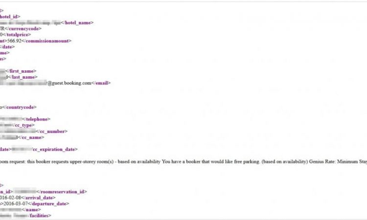 酒店预订平台泄露了顶级在线预订网站的用户数据