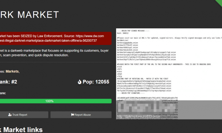 世界最大非法暗网市场DarkMarket被NCA和FBI摧毁
