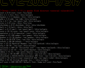 Apache Flink目录遍历漏洞批量检测工具 CVE-2020-17519