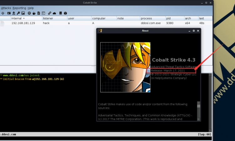 Cobalt Strike 4.3破解版|CobaltStrike4.3 cracked[漏洞修复版]