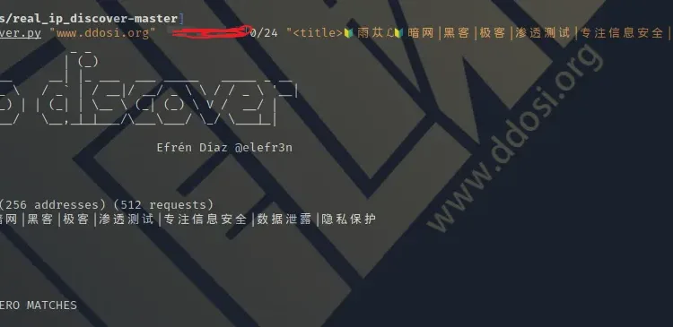 real_ip_discover 暴力破解ipv4范围查找网站真实ip