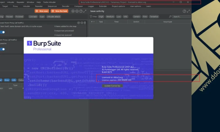BurpSuite2021.8.3破解版下载build9673 cracked