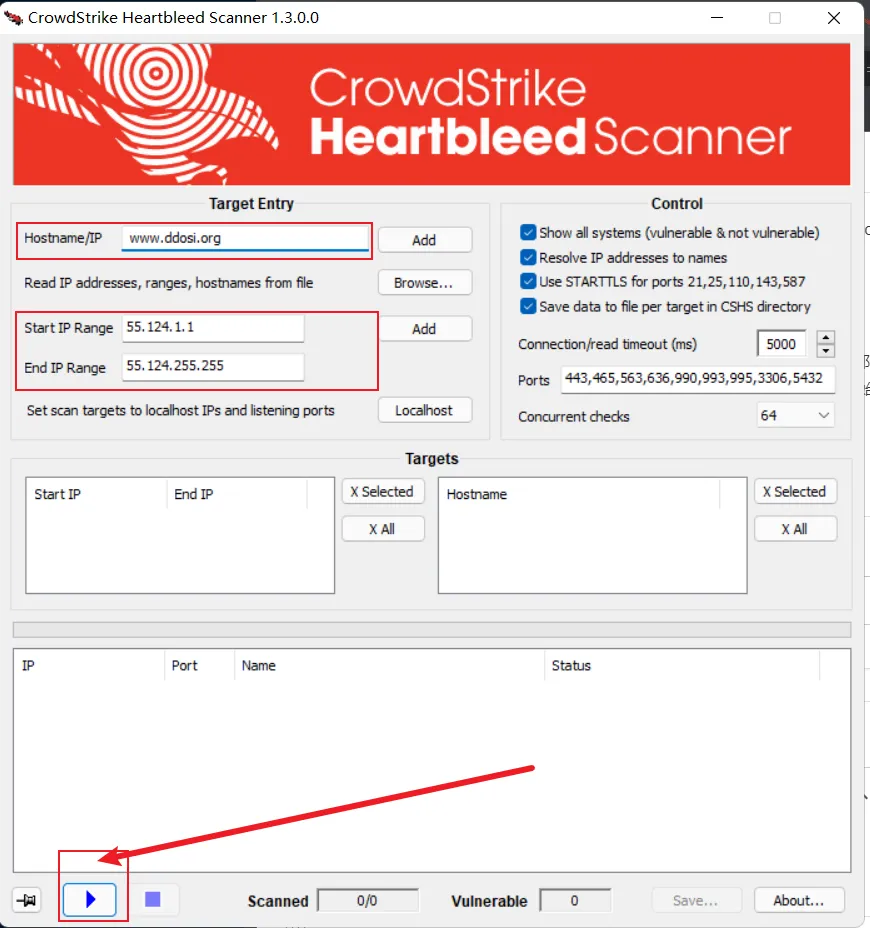 CrowdStrike Heartbleed Scanner|心脏滴血漏洞扫描器