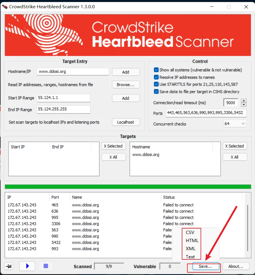 CrowdStrike Heartbleed Scanner|心脏滴血漏洞扫描器