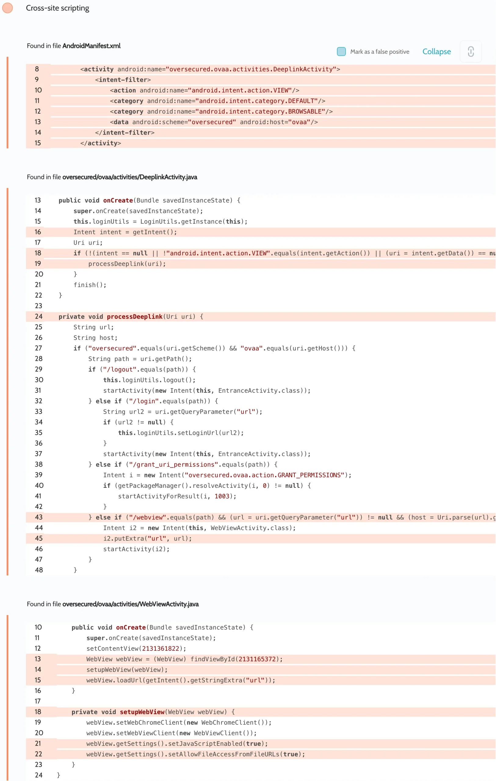 Android安全清单之WebView漏洞
