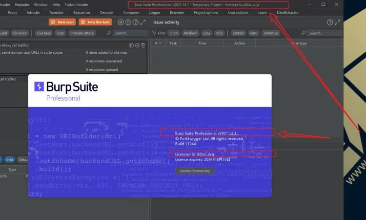 burpsuite2021.12.1破解版下载build11044 cracked