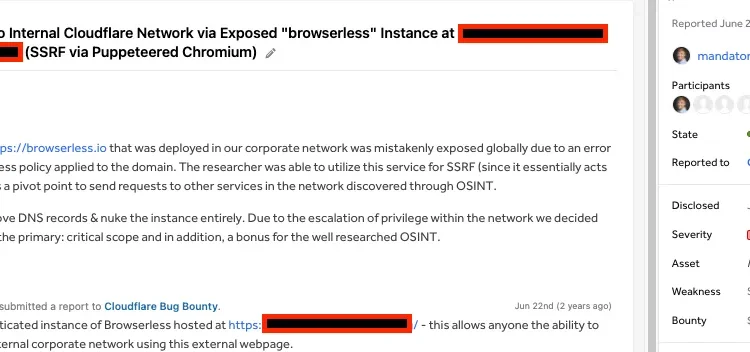 Cloudflare宣布漏洞赏金计划公开启动