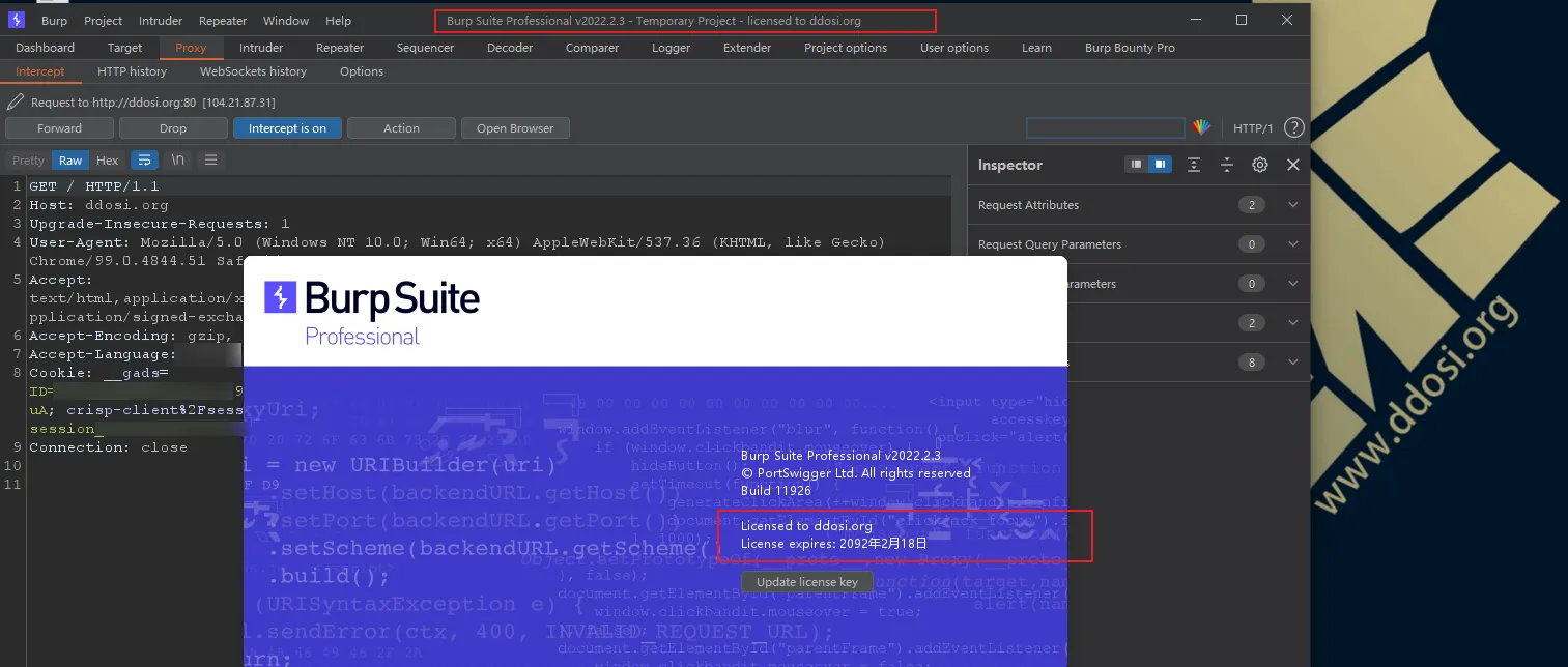 burpsuite pro2022.2.3破解版下载build11926 cracked