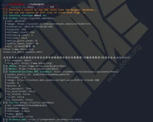 maigret 通过用户名从数千个站点收集个人信息