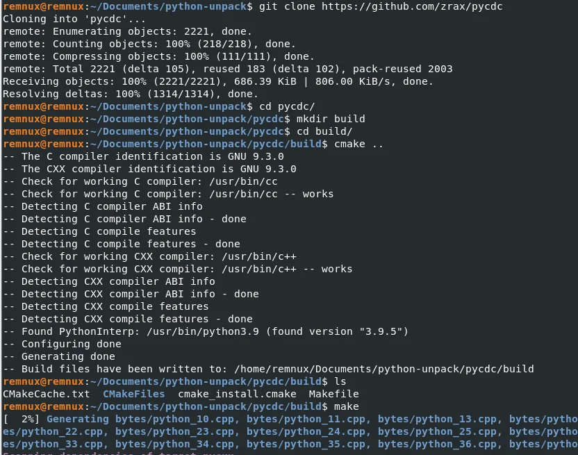 在Windows和Linux上解压Python可执行文件