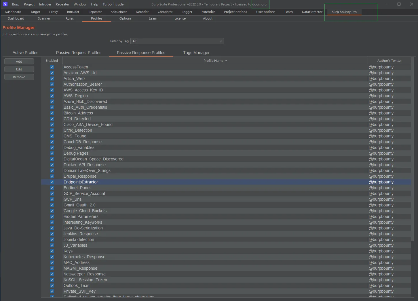 Burp Bounty Pro 2.5.0破解版BurpBounty 2.5.0 Cracked