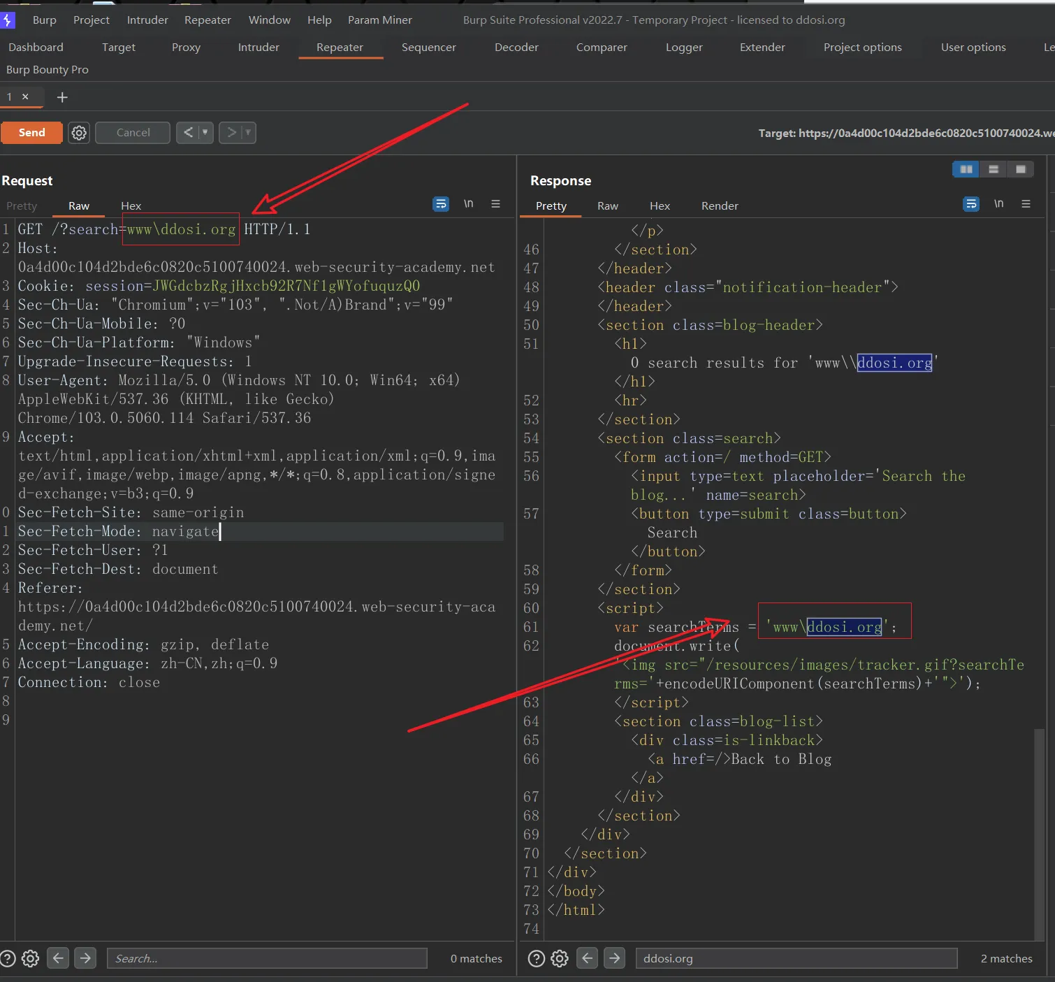 portswigger xss lab 跨站脚本漏洞利用靶场二