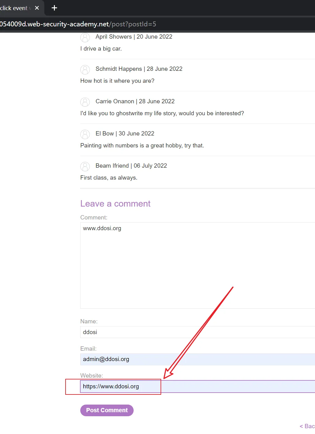 portswigger xss lab 跨站脚本漏洞利用靶场二