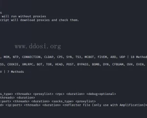 MHDDoS 具有56种方法的DDoS攻击脚本