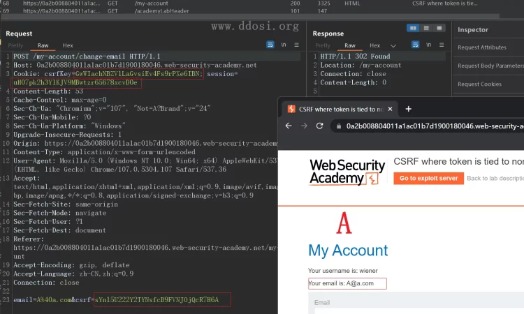 portswigger csrf lab 跨站请求伪造靶场wp