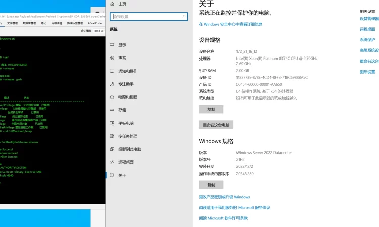 PrintNotifyPotato windows priviledge 提权工具