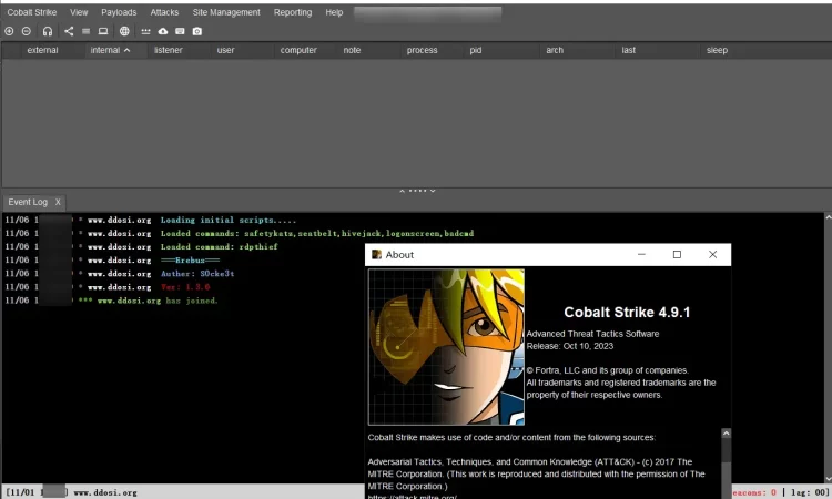 Cobalt Strike 4.9.1 Cracked 破解版下载