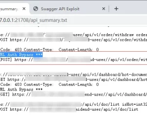 Swagger API Exploit Swagger REST API 信息泄露利用工具