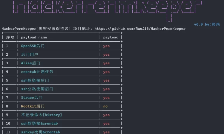 HackerPermKeeper 黑客权限保持者 权限维持工具