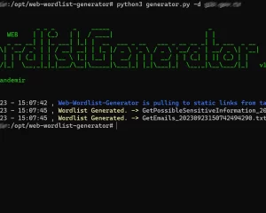 web密码字典生成器 | web wordlist generator