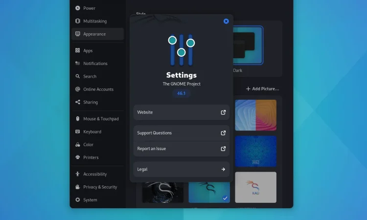 Kali Linux 2024.2 发布 - t64、GNOME 46 和新工具