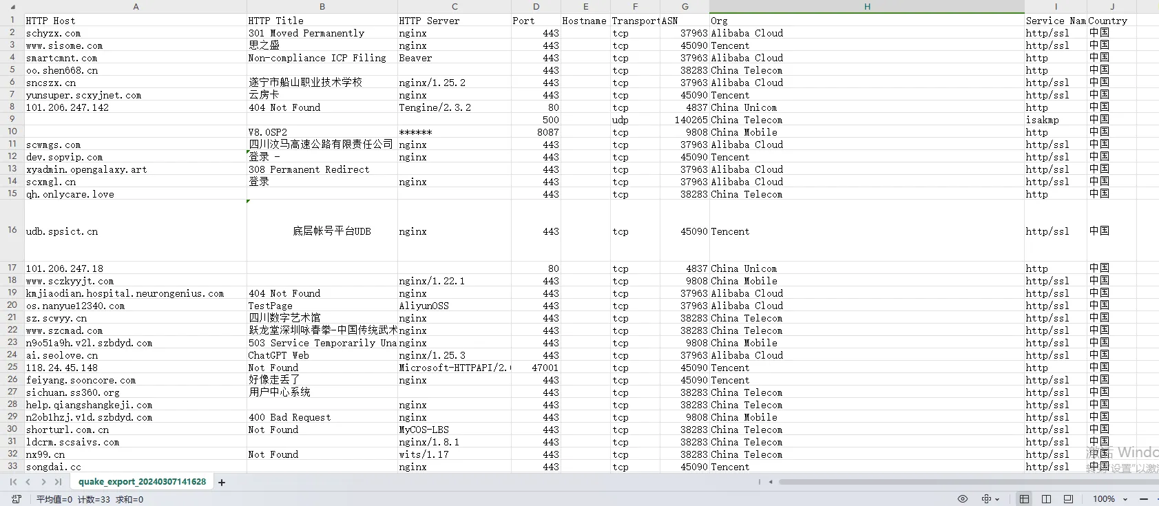 Search_Viewer 多合一网络空间测绘图形界面化工具