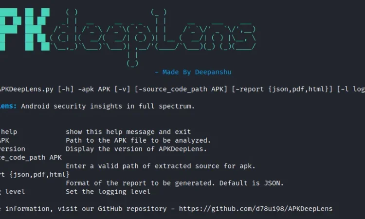 APKDeepLens APK/APP漏洞扫描器
