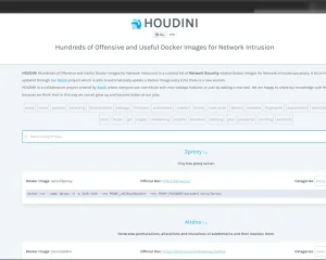 Houdini 渗透测试常用工具Docker镜像