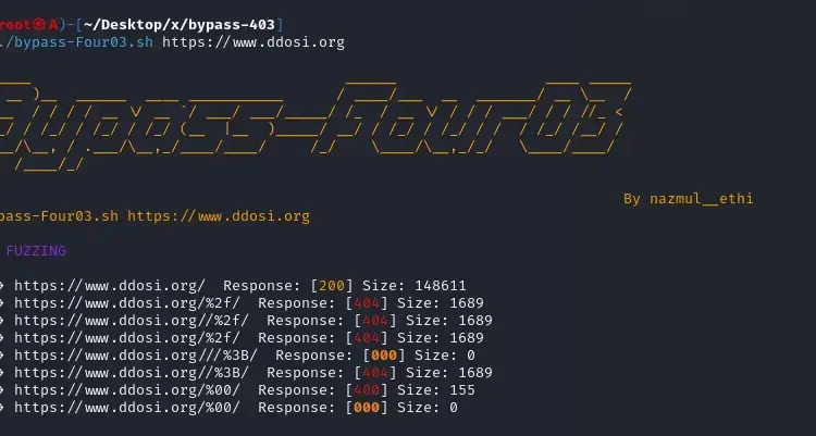 bypass-Four03 绕过403渗透测试工具