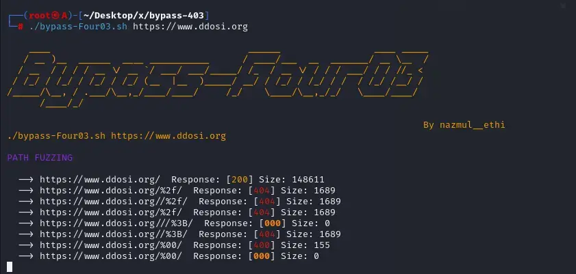bypass-Four03 绕过403渗透测试工具