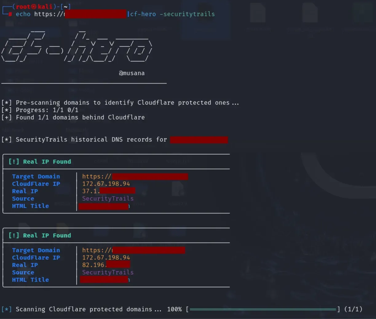 CF-Hero 查找Cloudflare保护的网站真实IP